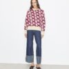 Wool Jacquard Crewneck Sweater