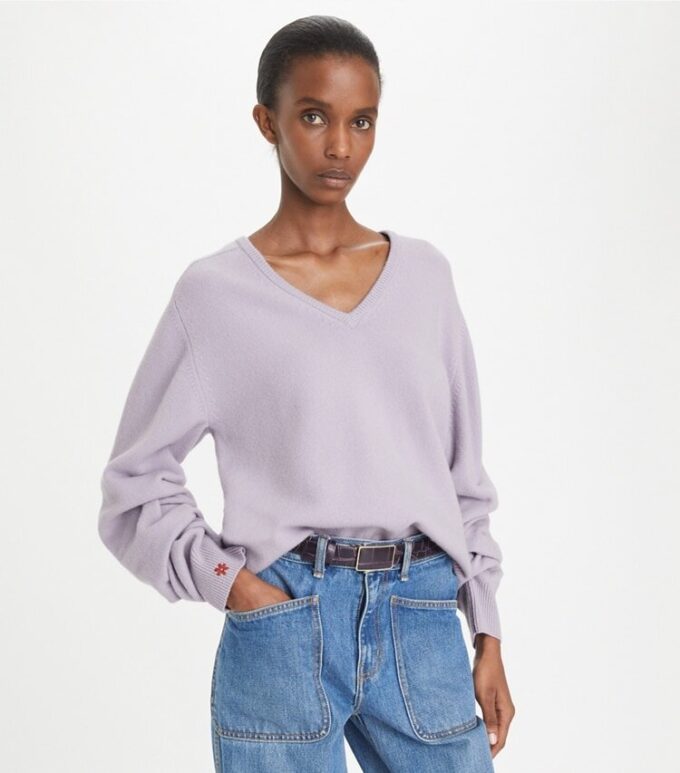Wool V-Neck Sweater