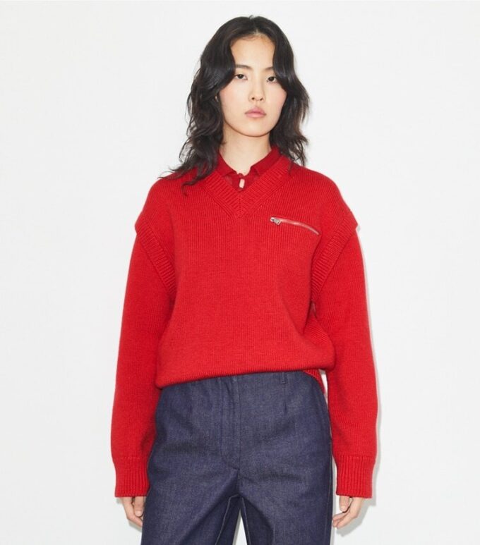 Wool V-Neck Sweater